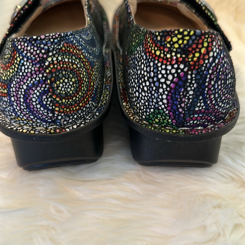 NWOT Algeria SIZE 36 (US 5.5) Mosaic Paloma Mary Jane Leather - Picture 3 of 6